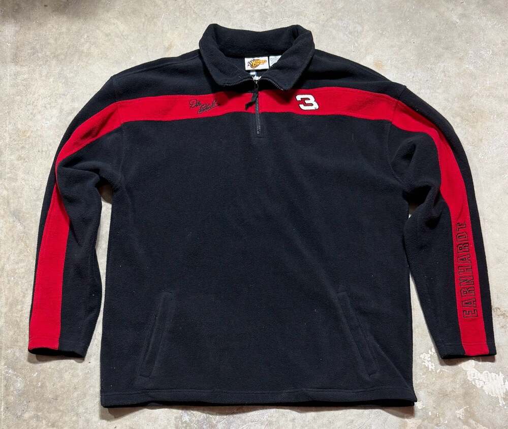 Vintage Dale Earnhardt Sr. #3 Winners Circle Quarter Zip Fleece Pullover